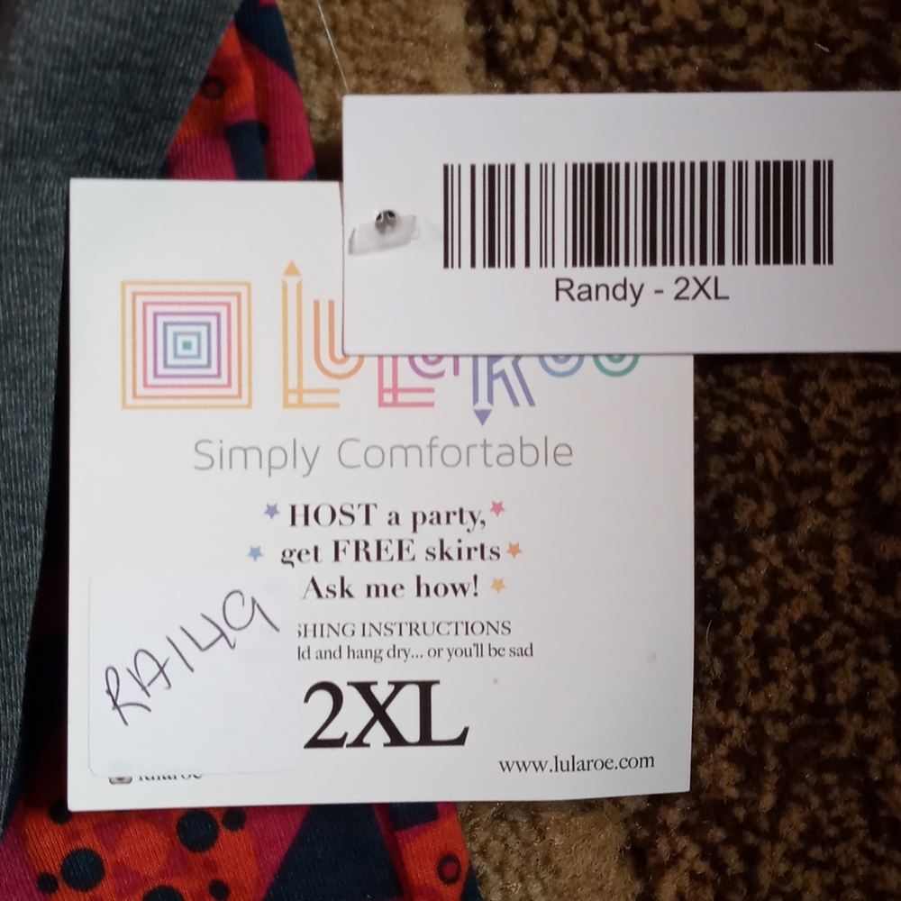 New Lularoe Randy-2xl - Picture 4 of 9